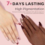 6-Color Quick-Dry Glitter Nail Polish Set