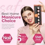 6 Color Nail Polish Set - Pink Shades