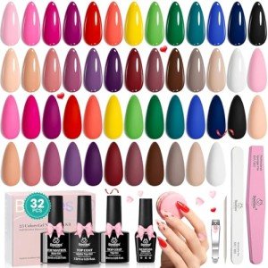25-Color Beetles Gel Nail Polish Set Gift