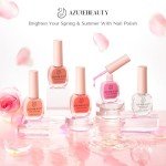 Jelly Nail Polish Set - 4 Vegan Colors