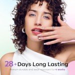 Pastel Gel Nail Polish Set - 6 Translucent Colors