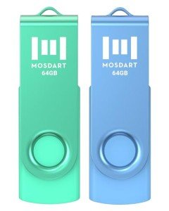 64GB USB Flash Drive Pack with Keychain