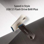 SAMSUNG BAR Plus 64GB - 300MB/s USB 3.1 Flash Drive Champagne Silver (MUF-64BE3/AM)