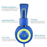 Kids Wired Headphones with Microphone and Volume Limit