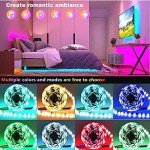 10ft LED Strip Lights with Music Sync Remote