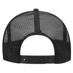 Trucker Hat with Mesh Back - Black/White
