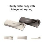 SAMSUNG BAR Plus 64GB - 300MB/s USB 3.1 Flash Drive Champagne Silver (MUF-64BE3/AM)