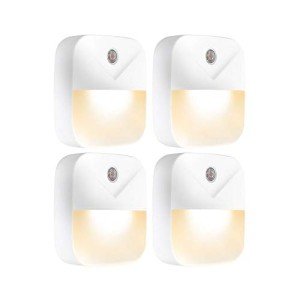 LED Night Lights with Dusk to Dawn Sensor - 4 Pack