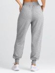 Cozy Grey High-Waisted Baggy Sweatpants for Women