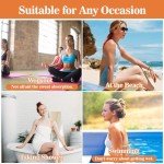 40-Pack Elastic Hair Ties for Thick Hair