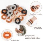 40-Pack Elastic Hair Ties for Thick Hair