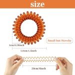 40-Pack Elastic Hair Ties for Thick Hair