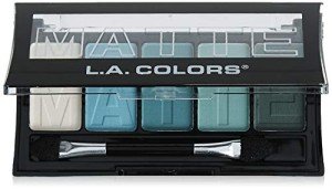 L.A. COLORS Teal Argyle Matte Eyeshadow Palette