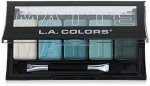 L.A. COLORS Teal Argyle Matte Eyeshadow Palette