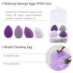 22-Piece Makeup Brush Set in Purple