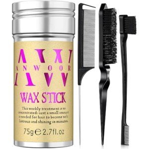 4-Pack Hair Brush and Wax Stick Set