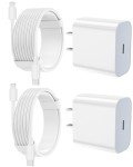 Fast Charging iPhone Charger 2 Pack with Cables
