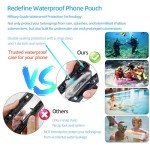 Waterproof Phone Pouch with Lanyard for Vacations
