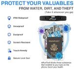 Waterproof Phone Pouch with Lanyard for Vacations