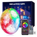 50ft Color Changing LED Strip Lights with Remote