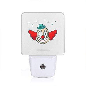 Clown Head LED Night Light with Dusk Sensor