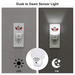 Clown Head LED Night Light with Dusk Sensor