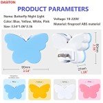 Blue Butterfly Plug-In Night Light (2 Pack)