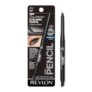Revlon Waterproof Eyeliner with Sharpener - Black