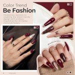6-Color Gel Nail Polish Set – Cat Eye Glitter