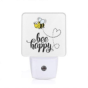 Cute Bee Night Light with Funny Quotes