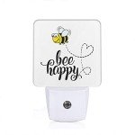 Cute Bee Night Light with Funny Quotes