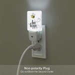 Cute Bee Night Light with Funny Quotes