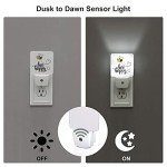 Cute Bee Night Light with Funny Quotes