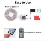 RGB LED Strip Lights with Remote & App Control