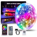 100FT Color Changing LED Strip Lights with Remote