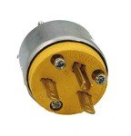 Leviton 15 Amp Armored Grounding Plug