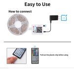 100FT Color Changing LED Strip Lights with Remote