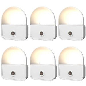 LED Night Lights with Dusk to Dawn Sensor - 6 Pack