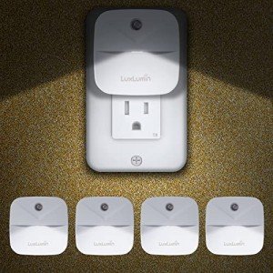 4-Pack Smart LED Plug-in Night Lights