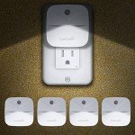 4-Pack Smart LED Plug-in Night Lights