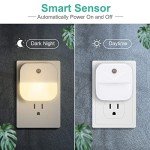 6 Pack LED Dusk to Dawn Night Lights