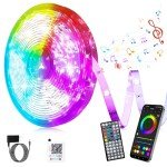 100ft Color Changing LED Strip Lights with Remote