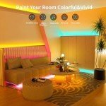 100ft Color Changing LED Strip Lights with Remote