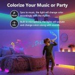 100ft Music Sync LED Strip Lights with Remote