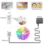 100ft Music Sync LED Strip Lights with Remote