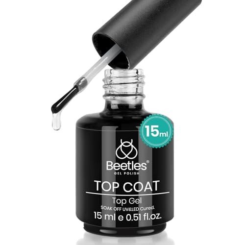Beetles Clear Gel Top Coat - Long Lasting Shine