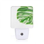 Monstera Leaf LED Night Light with Sensor