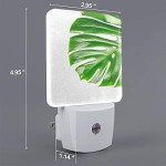 Monstera Leaf LED Night Light with Sensor