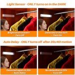 2 Pack Rechargeable Motion Sensor LED Lights