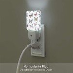 Watercolor Butterfly LED Night Light Plug-In